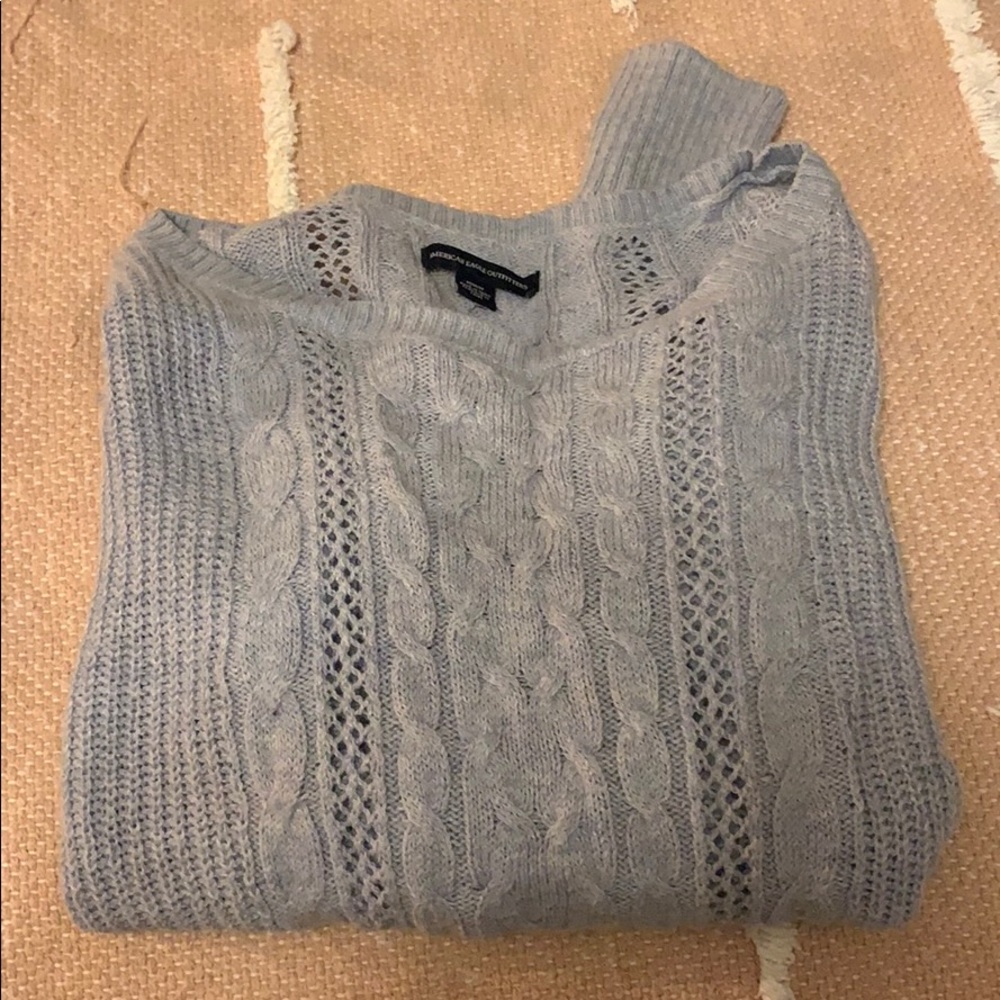 Light blue sweater